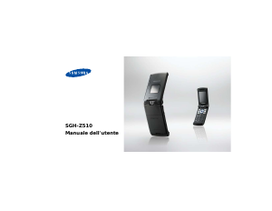 Manuale Samsung SGH-Z510 Telefono cellulare