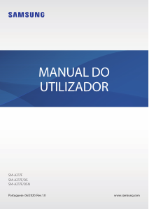 Manual Samsung SM-A217F/DSN Galaxy A21s Telefone celular