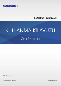 Kullanım kılavuzu Samsung SM-A217F/DSN Galaxy A21s Cep telefonu