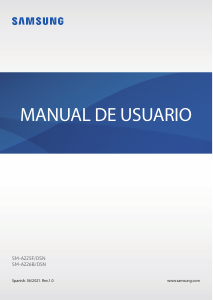 Manual de uso Samsung SM-A225F/DSN Galaxy A22 Teléfono móvil