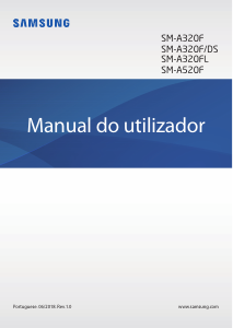 Manual Samsung SM-A320FL Galaxy A3 Telefone celular