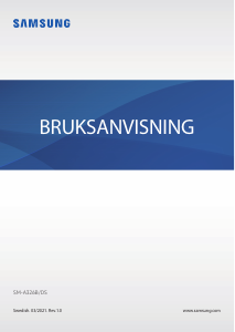 Bruksanvisning Samsung SM-A326B/DS Galaxy A32 Mobiltelefon