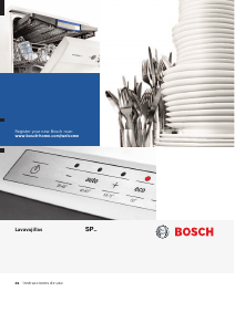 Manual de uso Bosch SPS53N18EU Lavavajillas