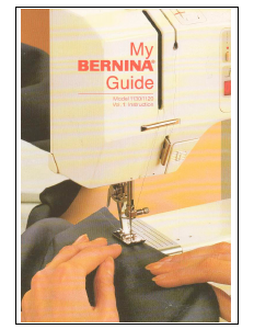 Manual Bernina 1120 My Bernina Sewing Machine
