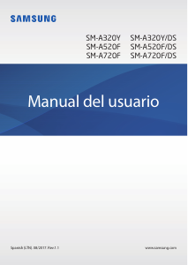 Manual de uso Samsung SM-A520F/DS Galaxy A5 Teléfono móvil