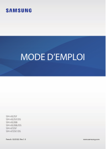 Mode d’emploi Samsung SM-A525F/DS Galaxy A52 Téléphone portable