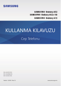 Kullanım kılavuzu Samsung SM-A525F/DS Galaxy A52 Cep telefonu