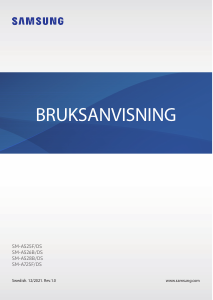 Bruksanvisning Samsung SM-A526B/DS Galaxy A52 Mobiltelefon