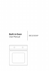 Manual BEKO BIE 32300 XP Oven