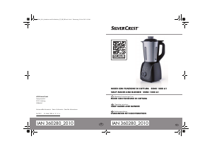 Handleiding SilverCrest IAN 360280 Soepmaker