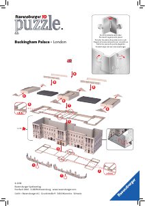 说明书 Ravensburger Buckingham Palace 3D拼图