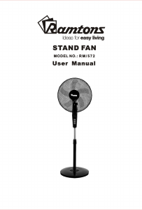Manual Ramtons RM/572 Fan