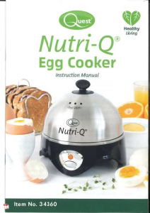 Manual Nutri-Q 34360 Egg Cooker