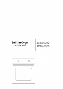 Manual BEKO BIM 14300 Oven