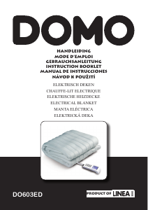 Manual de uso Domo DO603ED Manta eléctrica