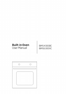 Bruksanvisning BEKO BIM 16300 Ugn