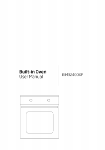 Bruksanvisning BEKO BIM 32400 Ugn