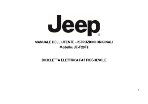 Manuale Jeep JE-F20F2 Bicicletta elettrica