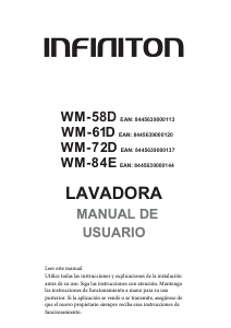 Manual de uso Infiniton WM-58D Lavadora