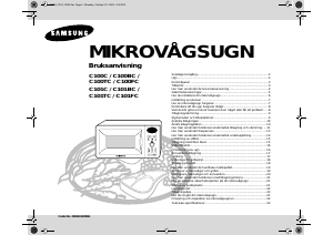 Bruksanvisning Samsung C100C Mikrobølgeovn