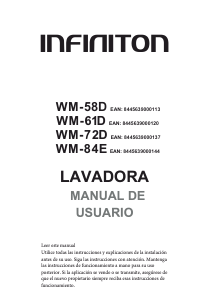 Manual de uso Infiniton WM-72D Lavadora