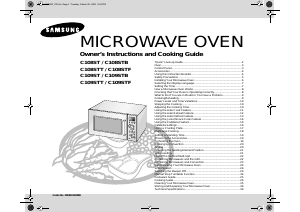 Manual Samsung C108STF Microwave