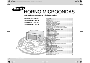 Manual de uso Samsung C139ST Microondas