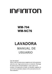 Manual de uso Infiniton WM-704 Lavadora