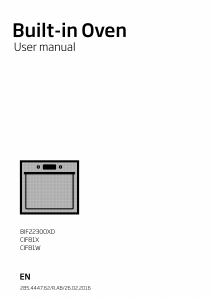 Manual BEKO CIF 81 Oven