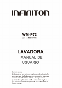 Manual de uso Infiniton WM-P73 Lavadora