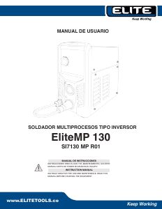 Manual de uso Elite SI7130 Maquina de soldar