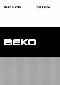 Manual BEKO OIF 22300 Oven