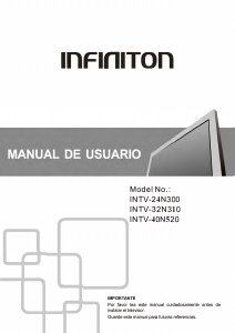 Manual de uso Infiniton INTV-24N300 Televisor de LED