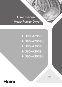 Manual Haier HD80-A3959S Dryer