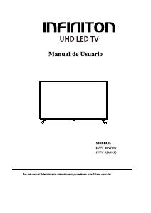 Manual de uso Infiniton INTV-40AF690 Televisor de LED