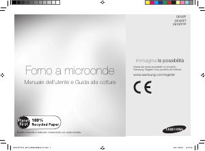 Manuale Samsung CE107F-S Microonde