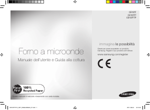 Manuale Samsung CE107FT Microonde