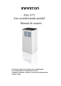 Manual Infiniton PAC-F75 Ar condicionado