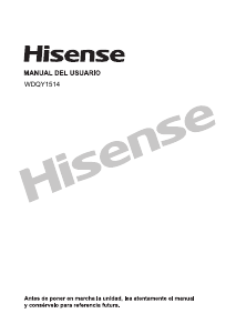 Manual de uso Hisense WDQY1514 Lavasecadora