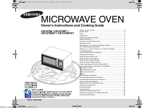 Manual Samsung CE107MTST Microwave