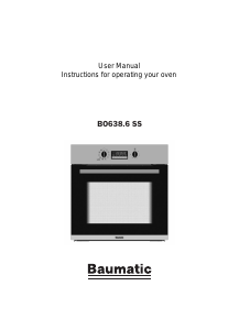 Handleiding Baumatic BO638.6SS Oven