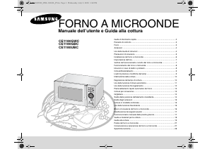 Manuale Samsung CE1180GBC Microonde