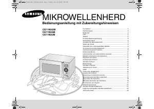 Bedienungsanleitung Samsung CE1185UB Mikrowelle