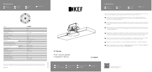 Руководство KEF Ci130QRfl Динамики