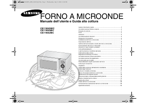 Manuale Samsung CE1185UBC Microonde