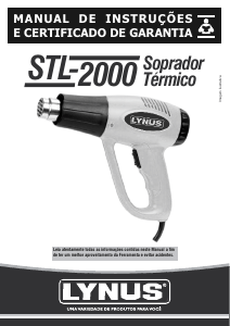 Manual Lynus STL-2000 Soprador de ar quente
