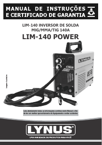Manual Lynus LIM-140 Aparelho de soldar