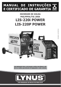 Manual Lynus LIS-220P Aparelho de soldar