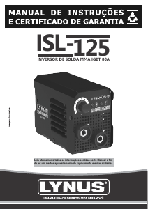 Manual Lynus ISL-125 Aparelho de soldar