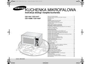 Instrukcja Samsung CE1193F Kuchenka mikrofalowa